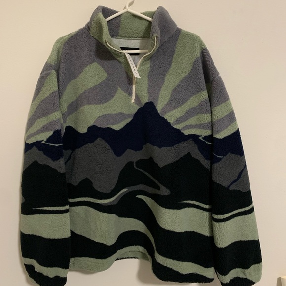 PacSun Other - Pacsun Scenic Multicolor Sherpa Quarterzip